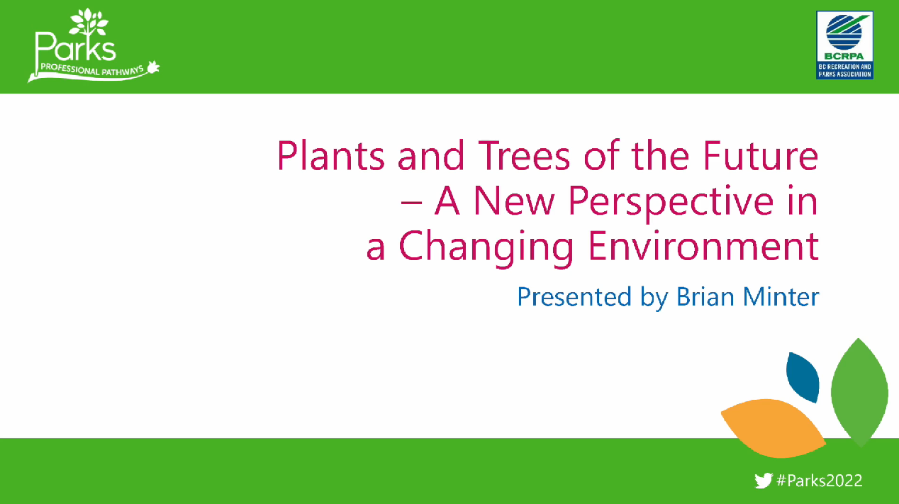  Trees and plants of the future 