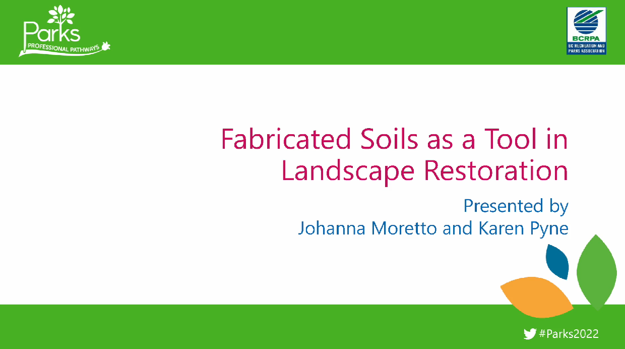 Fabricated soils as a Tool in Landscape Restoration 