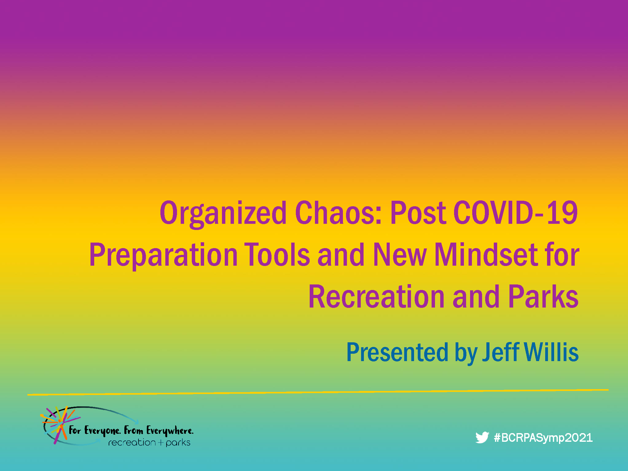 Organized Chaos: Post COVID-19 Preparation Tools